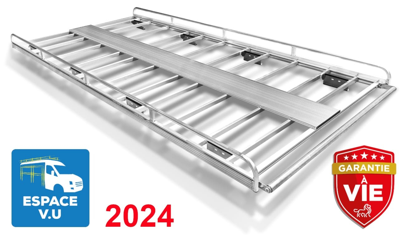 Galerie aluminium traditionnelle véhicule utilitaire