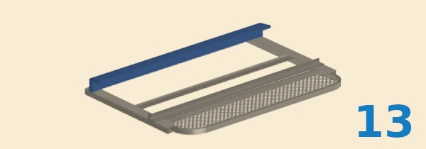 Marchepied rétractable latéral 640 X 250 mm