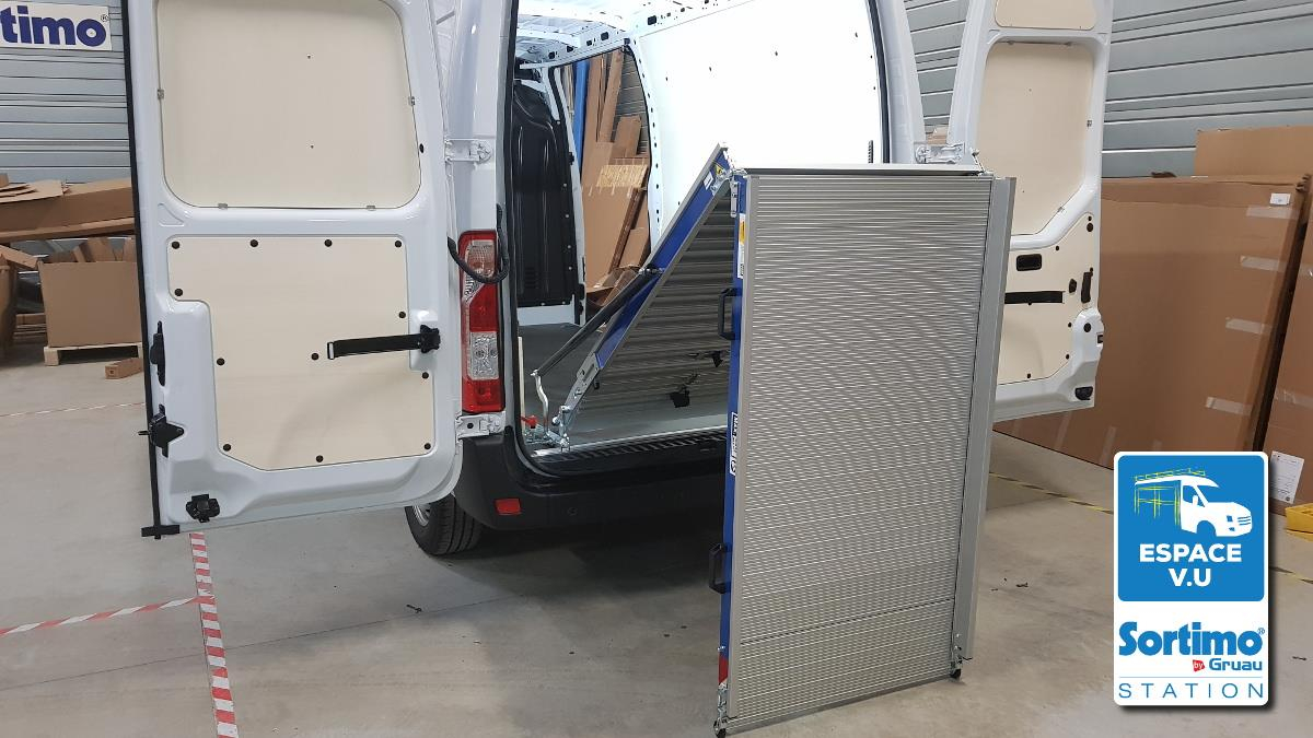 Rampe chargement véhicule utilitaire