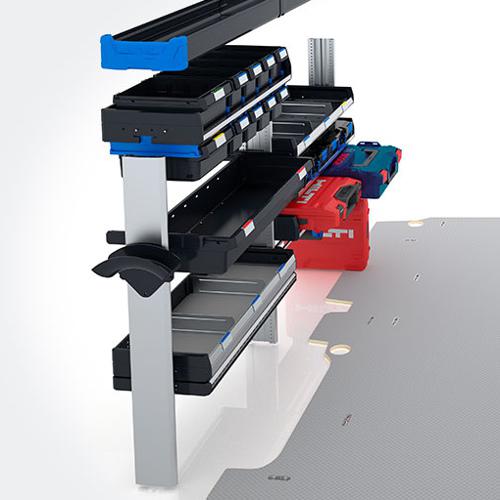 Aménagement pour Expert compact, standard ou long 2023 thermique ou électrique. Étagère, tiroir, mallette, bac à bec et casier de rangement intérieur modulaire métallique en aluminium pour l'équipement du camion, camionnette, fourgon ou fourgonnette de l’artisan et du technicien de pose ou de maintenance de l’entreprise PME, grand compte et collectivité locale. Espace V.U Sarl station Sortimo by Gruau, aménageur et créateur de véhicule utilitaire atelier mobile à Bordeaux en Gironde 33, Dordogne 24, Charente 16, Charente-Maritime 17, Lot-et-Garonne 47. Vente de kit d’agencement et de rayonnage sur mesure en direct usine.