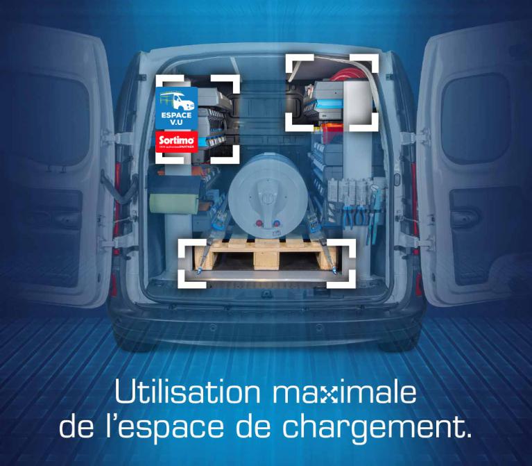 Aménagement extractible fourgon, rayonnage vertical coulissant véhicule  utilitaire