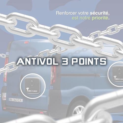 Serrure de sécurité 3 points Multlock pour Expert thermique ou électrique, antivol pour la protection des portes arrières et de la porte latérale pour l'équipement de fourgon. Véhicule utilitaire artisan, entreprise PME, grand compte et collectivité locale par Espace V.U Sarl station Sortimo by Gruau, aménageur et créateur de véhicule utilitaire atelier à Bordeaux en Gironde, Dordogne, Charente, Charente-Maritime, Lot-et-Garonne. Vente directe usine.