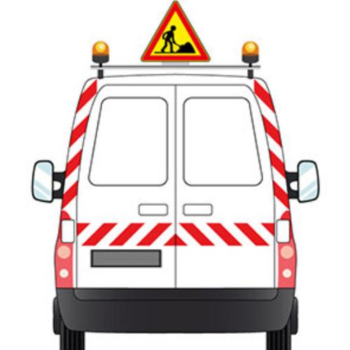 Signalisation pour Expert thermique ou électrique, kit de balisage rouge et blanc classe A et B, triangle triflash, gyrophare, led, rampe lumineuse, balisage voiture police municipale, sur véhicule utilitaire, fourgon et fourgonnette artisan, entreprise PME, grand compte et collectivité locale par Espace V.U Sarl station Sortimo by Gruau, aménageur et créateur de véhicule utilitaire atelier à Bordeaux en Gironde, Dordogne, Charente, Charente-Maritime, Lot-et-Garonne. Vente directe usine.