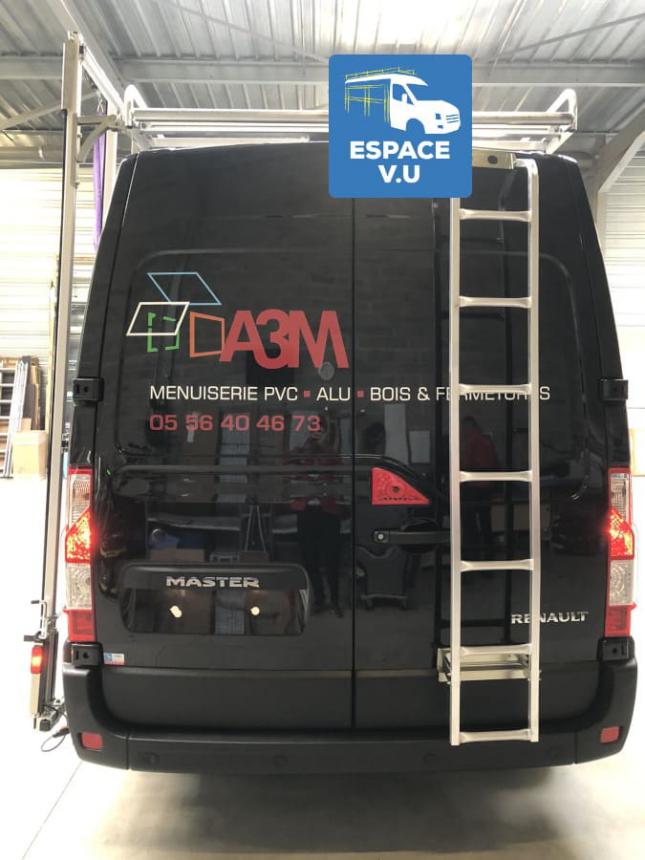 Porte-verre latéral, pupitre de transport pour véhicule utilitaire.